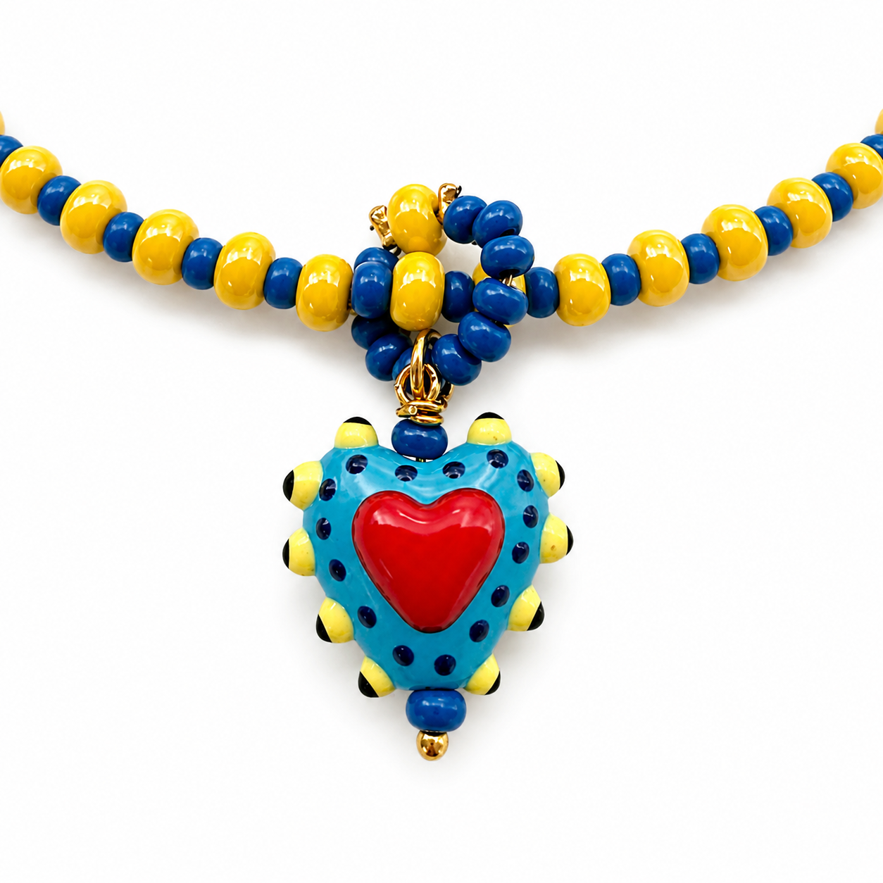 Girocollo La dolce vita - Cuore azzurro