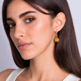 Orecchini Pop Zafferano Oro