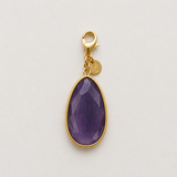 Ciondolo Goccia Viola