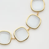 Choker Gran Carré Ghiaccio Oro