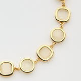 Choker Rond Carrè Avorio Oro