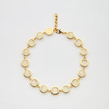 Choker Rond Carrè Avorio Oro