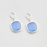 Orecchini Bold Azzurro Argento