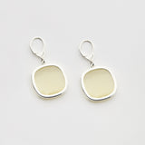 Orecchini Bold Avorio Argento