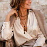 Collana Rosario Nocciola Screziato Katia