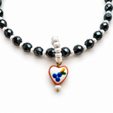 Girocollo La dolce vita - cuore con uva