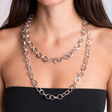 Collana Lunga Queens Argento