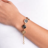 Bracciale Antracite Oro