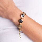 Bracciale Antracite Oro