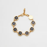 Braccialetto Antracite Oro