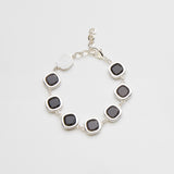 Braccialetto Antracite Argento