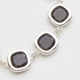 Braccialetto Antracite Argento