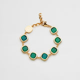Braccialetto Smeraldo Oro
