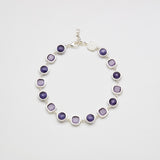 Choker Rond Carrè Glicine e Viola Argento
