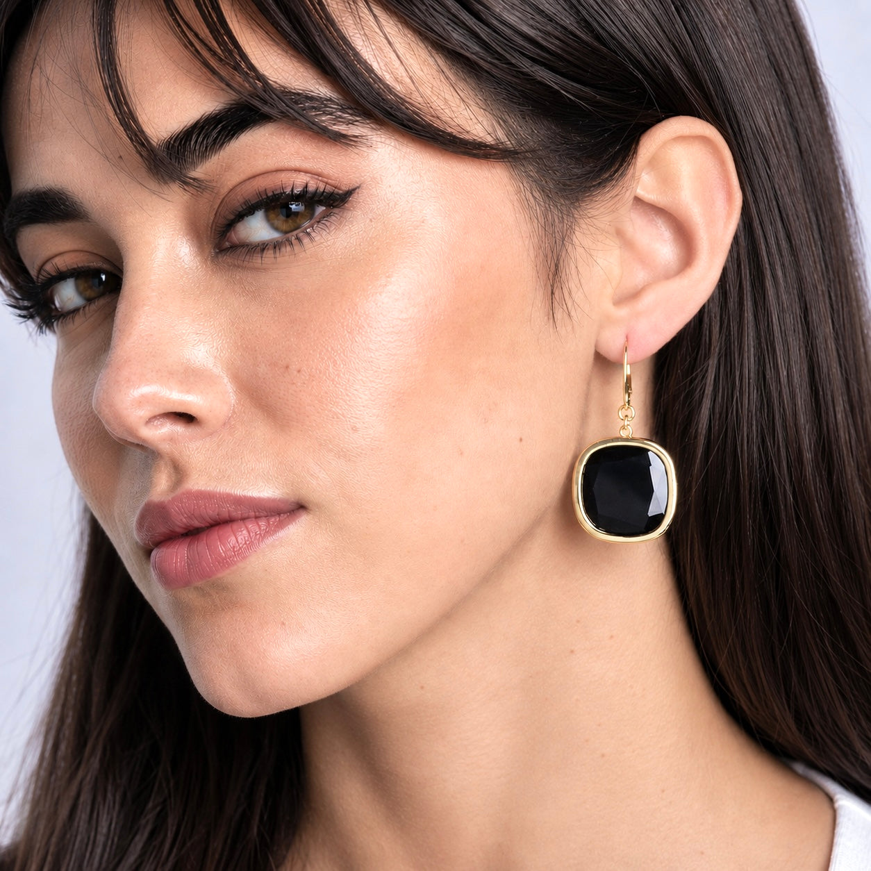 Orecchini Bold Nero Oro