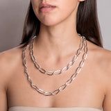 Collana Lunga Madison Argento