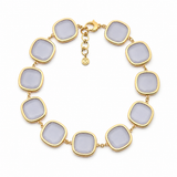 Choker Gran Carré grigio perla