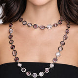 Collana Lunga Petalo Palladio