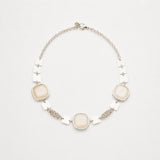 Girocollo Switch Avorio Argento