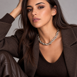 Girocollo Miami Argento