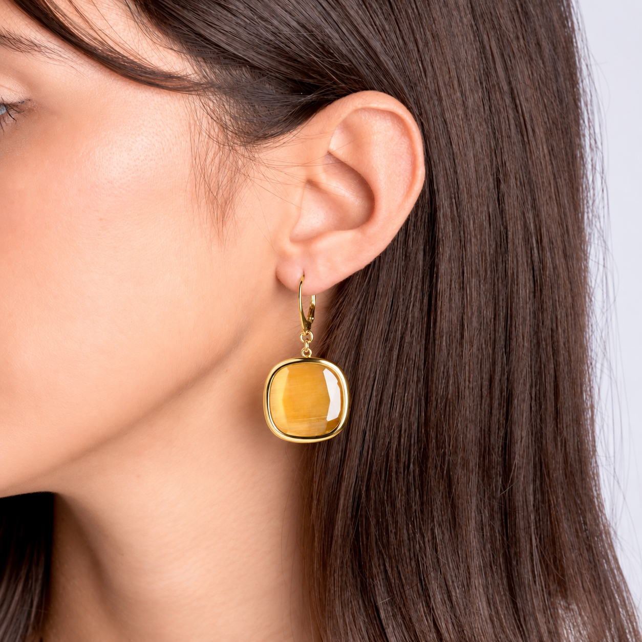 Orecchini Bold Zafferano Oro