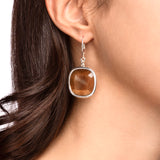Orecchini Bold Biscotto Argento