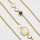 Collana Moiré Zebrato Oro