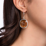 Orecchini Bold Biscotto Argento