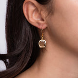 Orecchini Pop Biscotto Oro