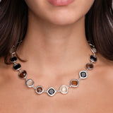 Girocollo Animalier Argento