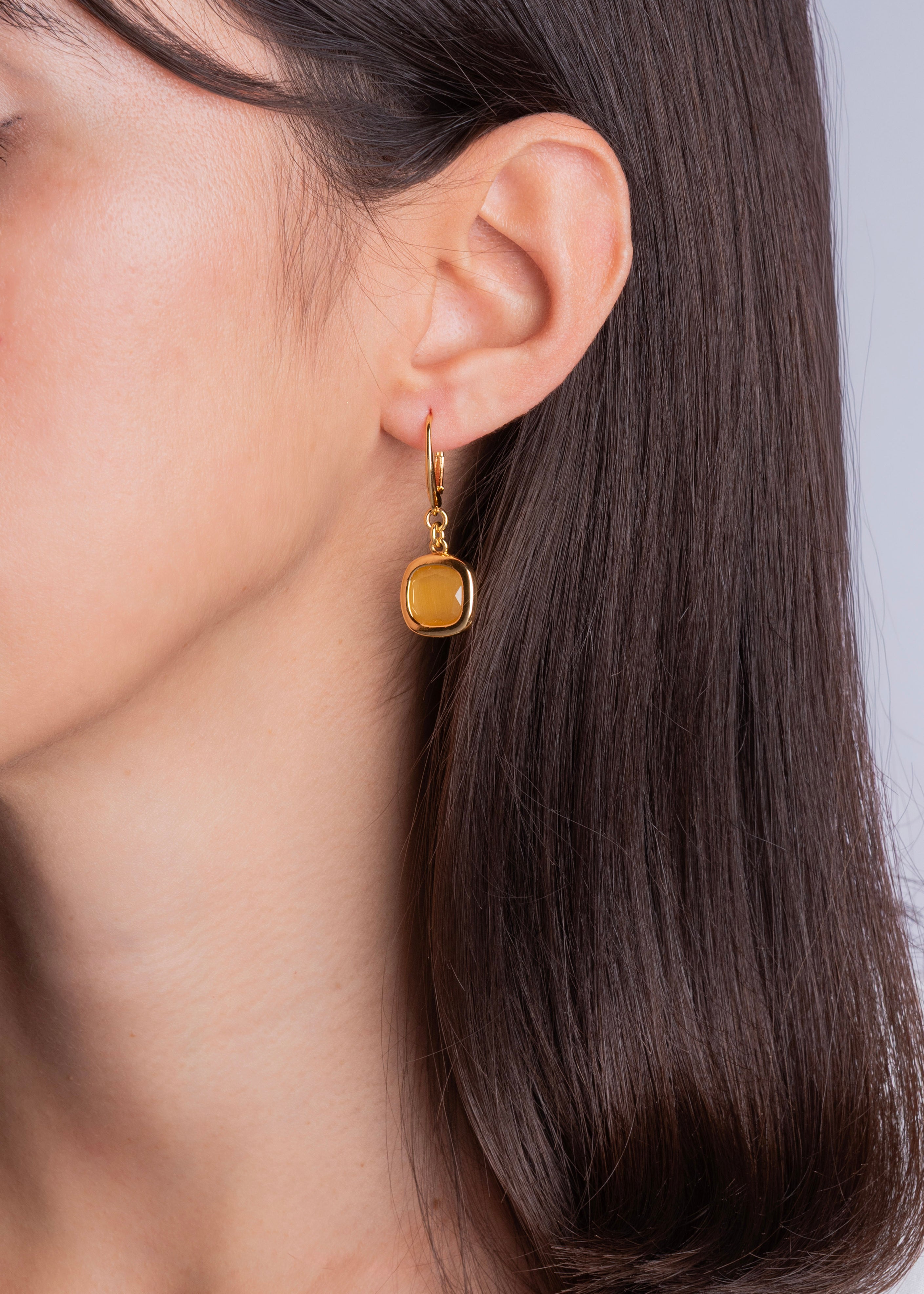 Orecchini Pop Zafferano Oro