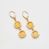 Orecchini Link Zafferano Oro