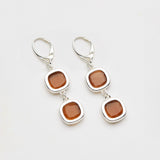 Orecchini Link Biscotto Argento