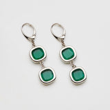 Orecchini Link Smeraldo Palladio