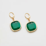 Orecchini Bold Smeraldo Oro