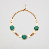 Girocollo Switch Smeraldo Oro