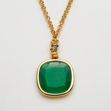 Collana Tile Smeraldo Oro