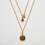 Collana Tile Biscotto Oro